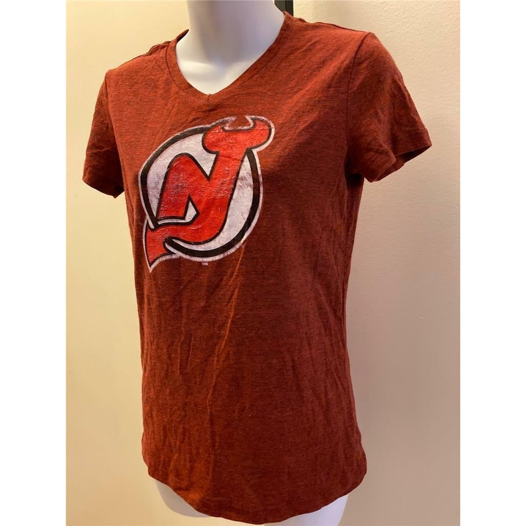 Jersey Devils Womens Size S Small Red Shirt Image 2