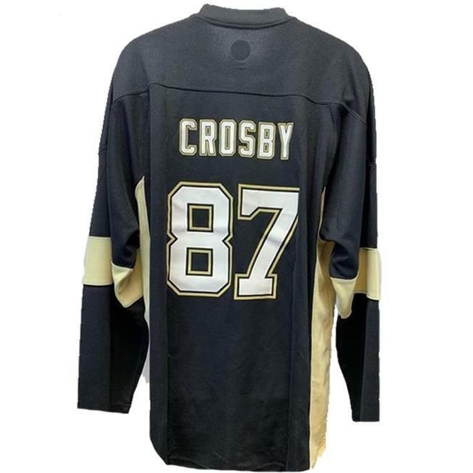 Sidney Crosby 87 Pittsburgh Penguins MENS size XL XLarge Black Jersey Image 3