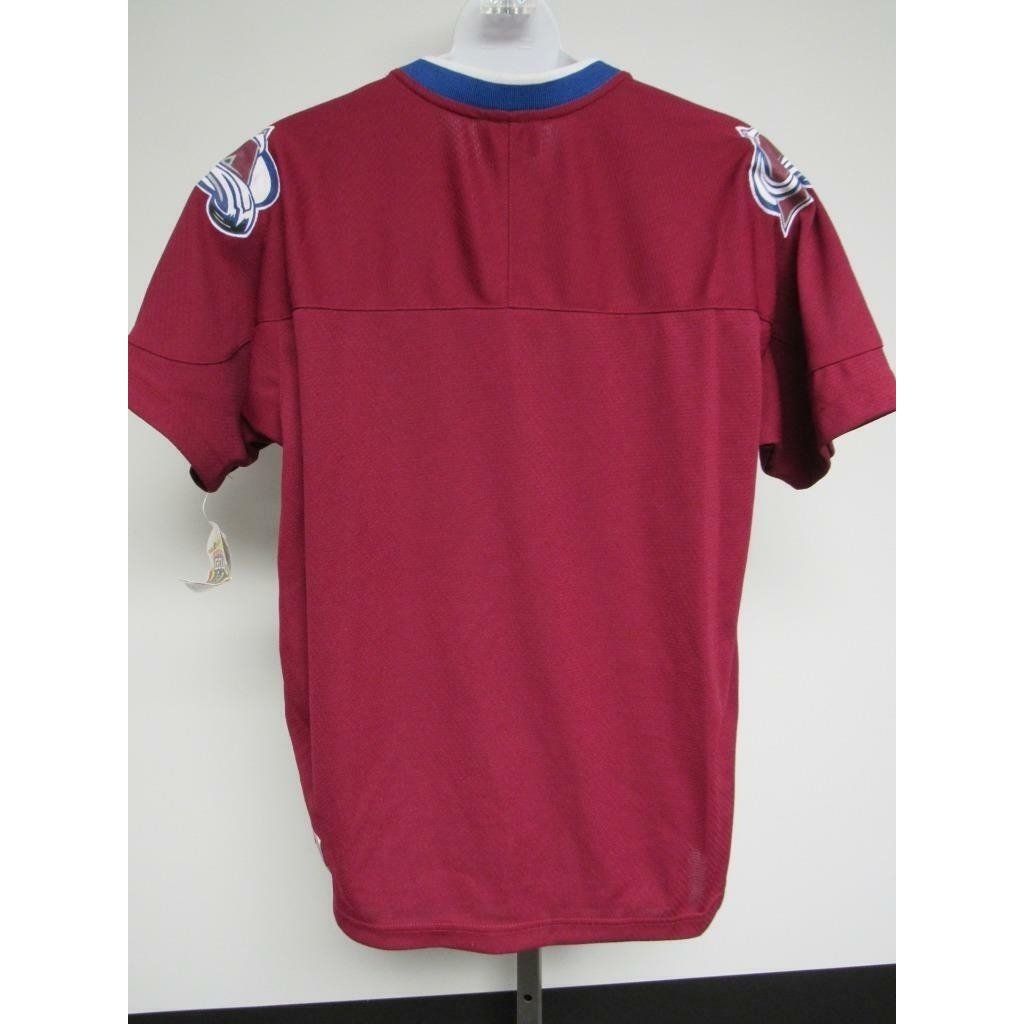 Colorado Avalanche Youth Size L Large (14/16) Red Jersey Image 3