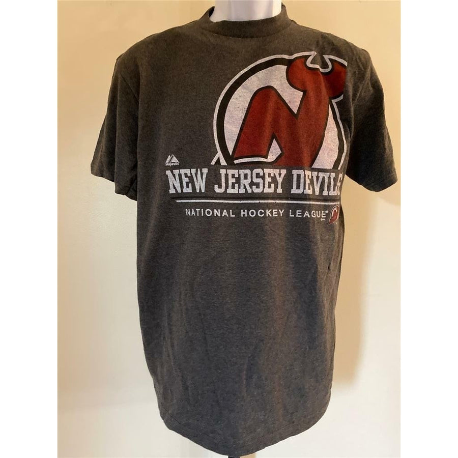 Jersey Devils Youth Size XL Gray Shirt Image 1