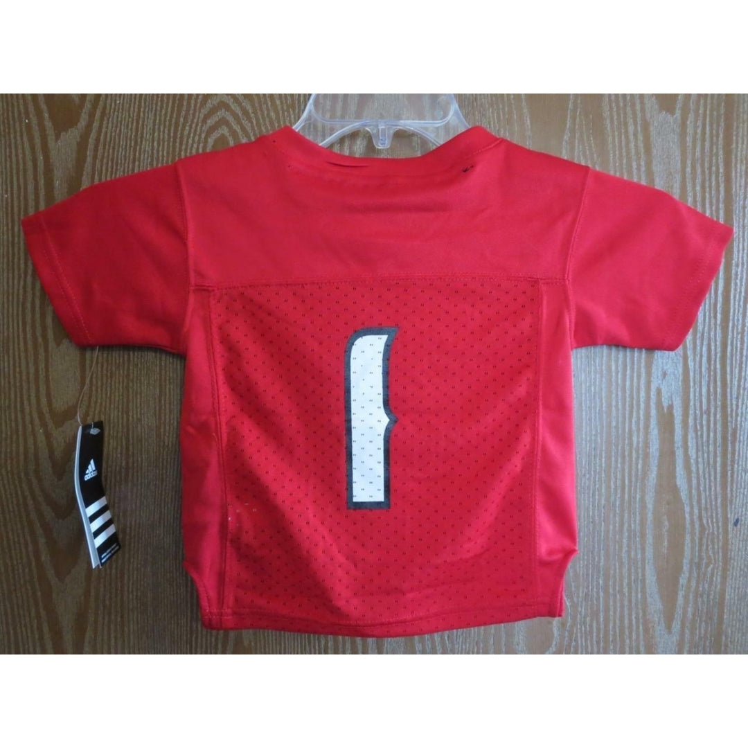 Louisville Cardinals 1 Toddler Size 2T Adidas Jersey Image 4