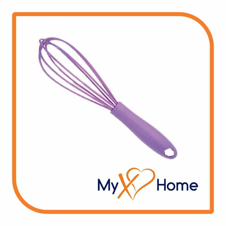 7" Purple Silicone Whisk by MyXOHome (124 or 6 Whisks) Image 7
