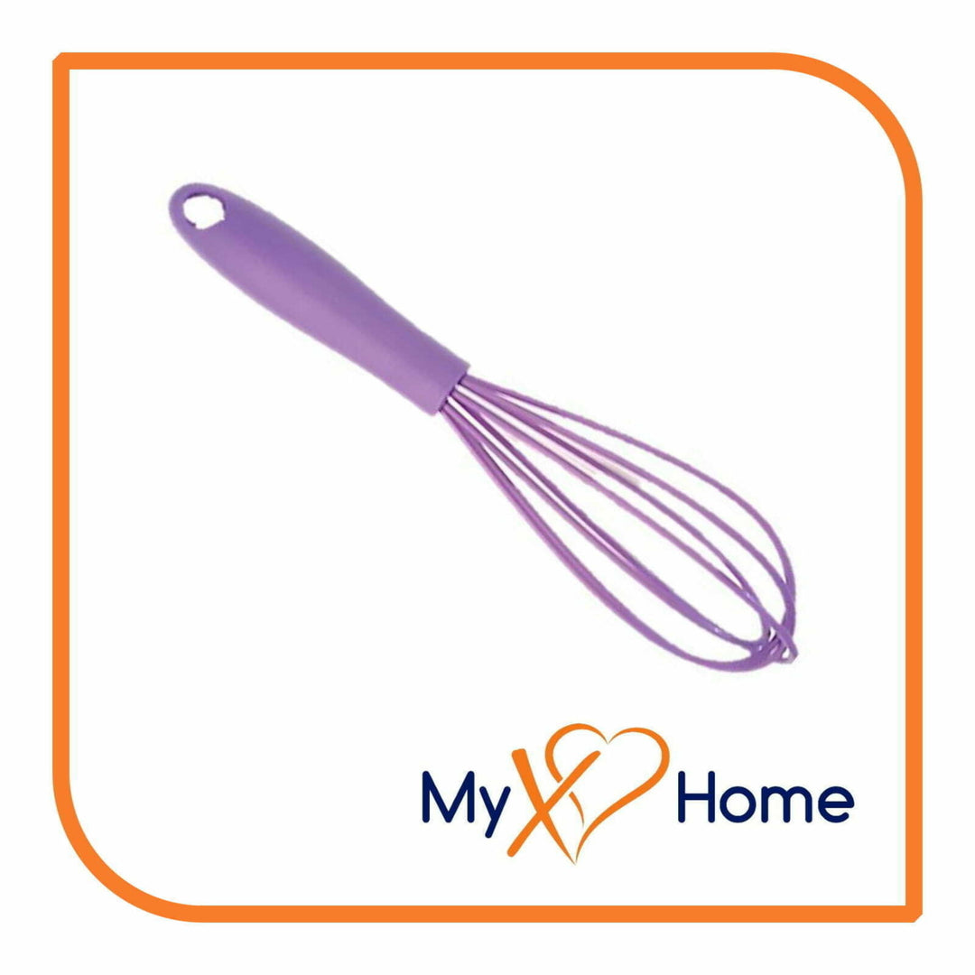 7" Purple Silicone Whisk by MyXOHome (124 or 6 Whisks) Image 8