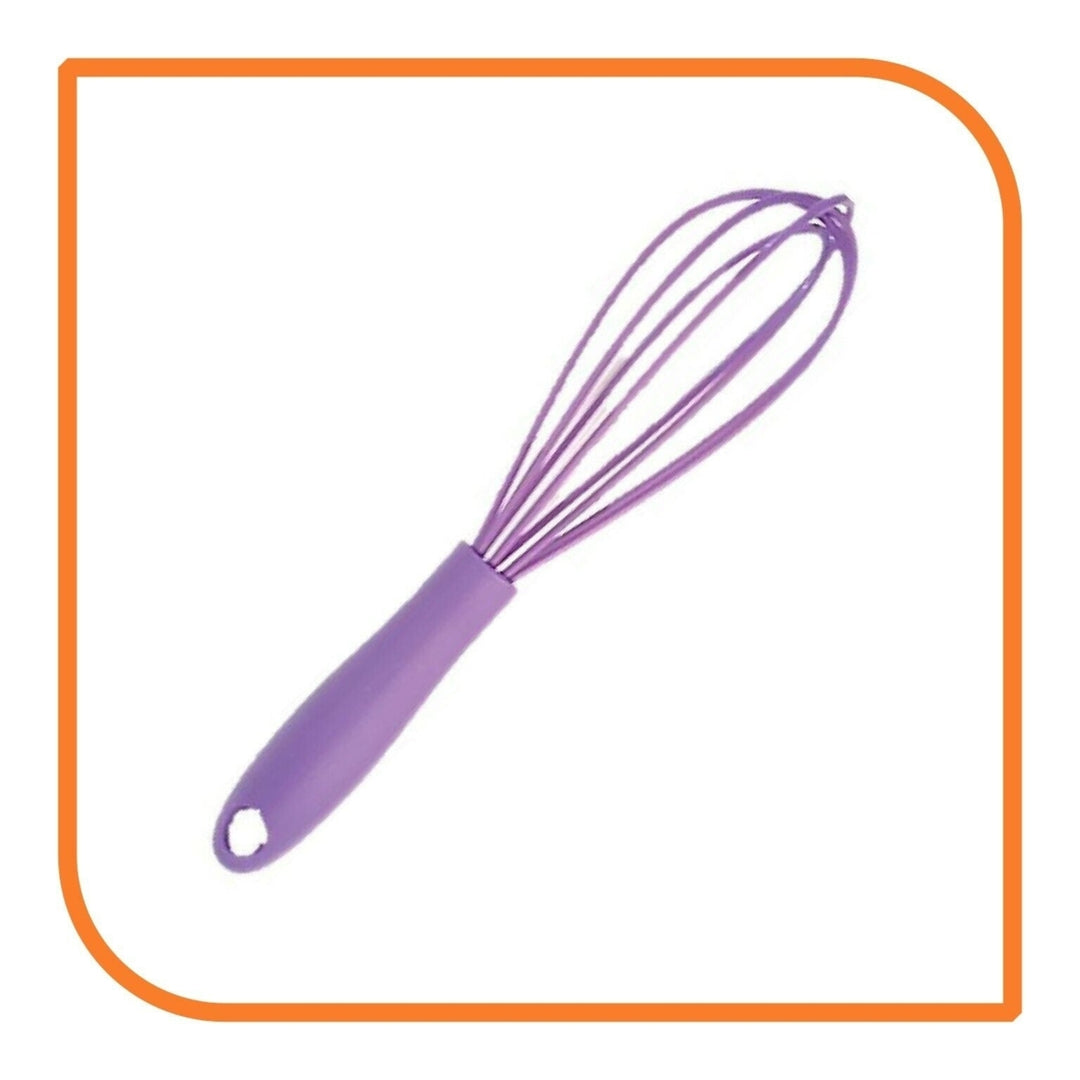 7" Purple Silicone Whisk by MyXOHome (124 or 6 Whisks) Image 10