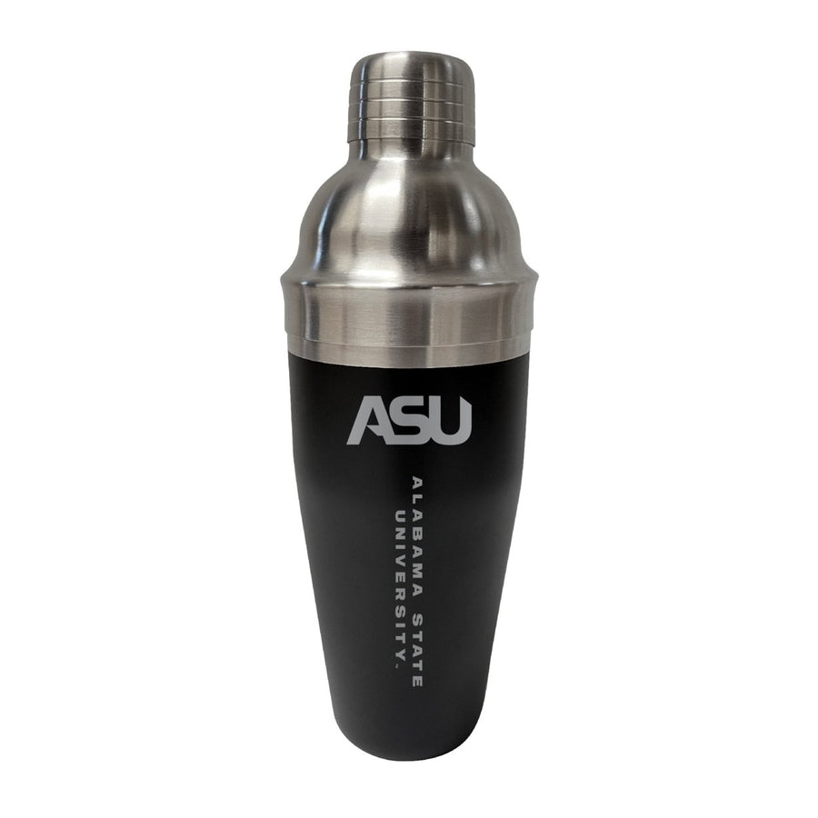 Alabama State University NCAA Official 24 oz Engraved Stainless Steel Cocktail Shaker College Team Spirit Drink Mixer Image 1