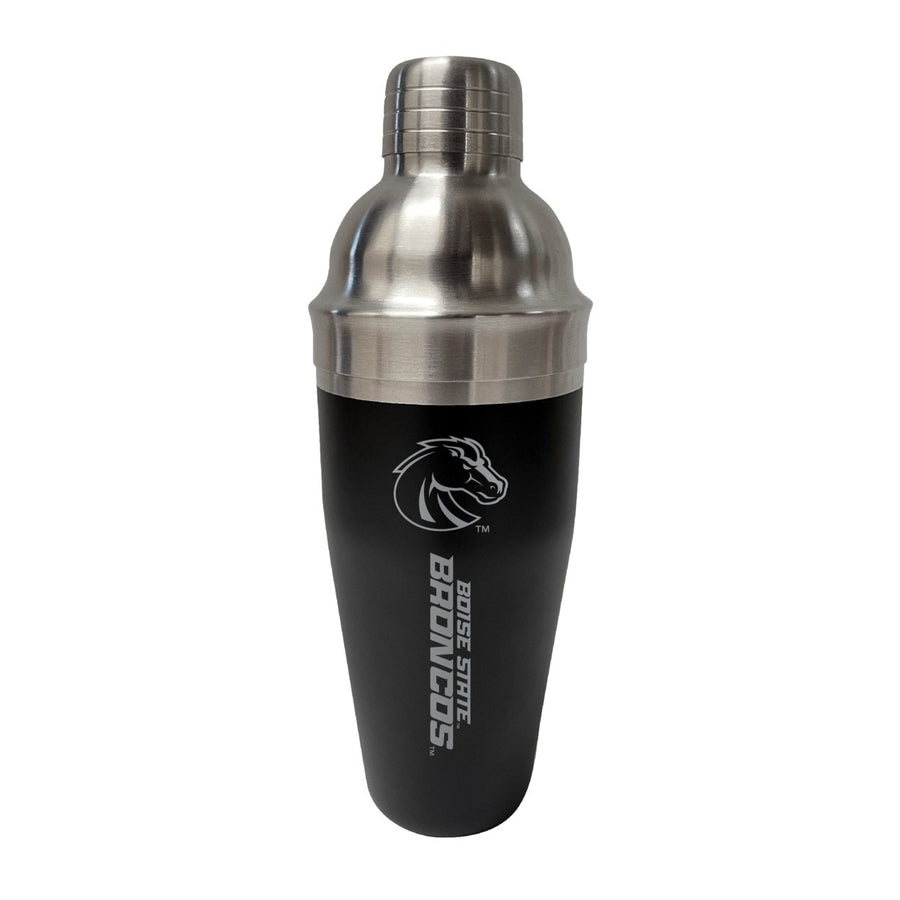 Boise State Broncos NCAA Official 24 oz Engraved Stainless Steel Cocktail Shaker College Team Spirit Drink Mixer Image 1