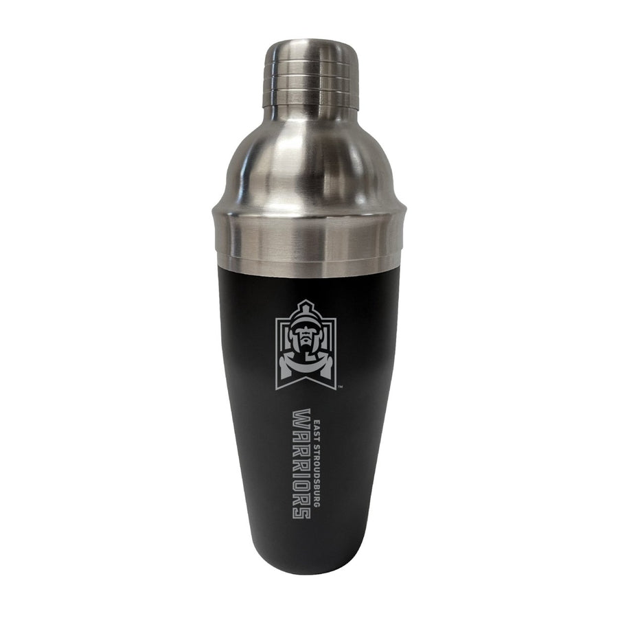 East Stroudsburg University NCAA Official 24 oz Engraved Stainless Steel Cocktail Shaker College Team Spirit Drink Image 1