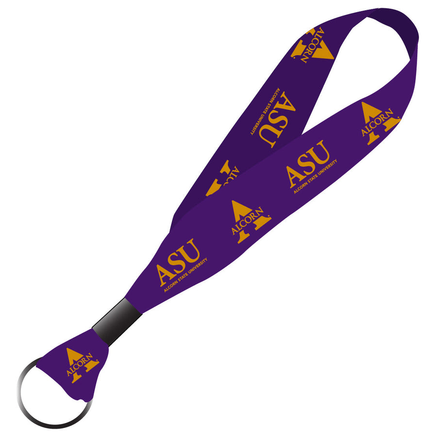 Alcorn State Braves NCAA Spirit Cloth Keychain Lanyard Image 1