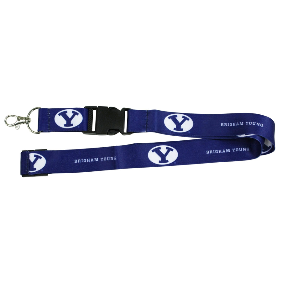 Ultimate Sports Fan Lanyard - Brigham Young Cougars Spirit Durable Polyester Quick-Release Buckle and Heavy-Duty Clasp Image 1