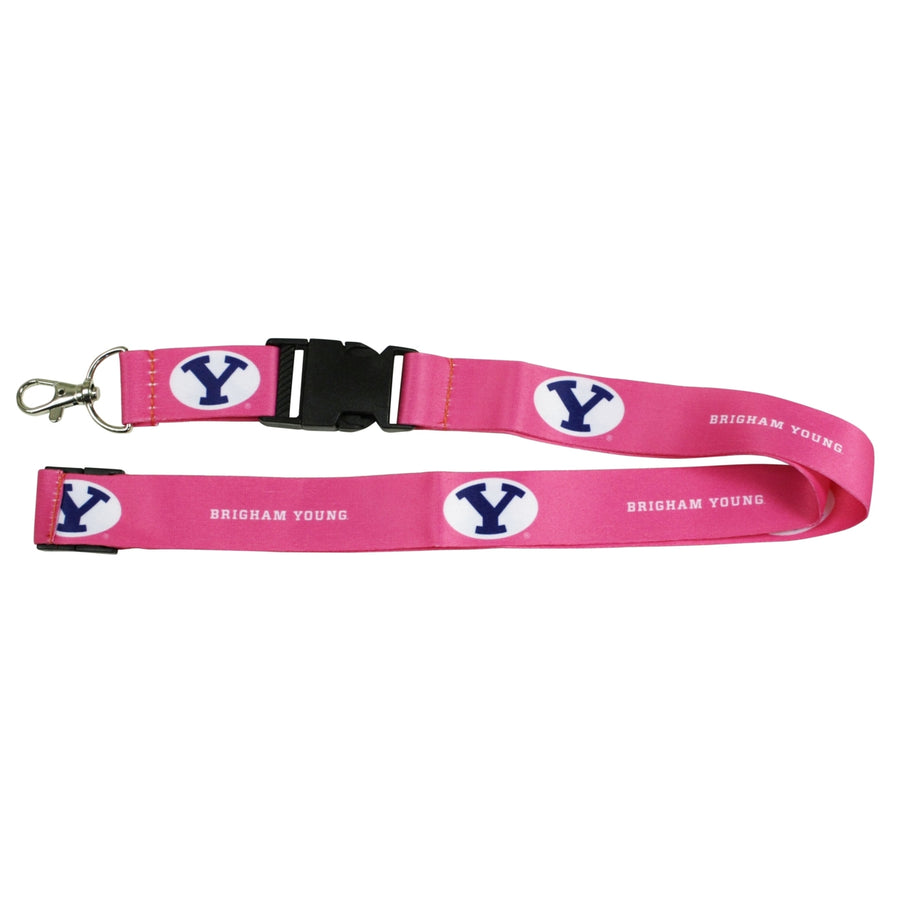 Brigham Young Cougars Pink Lanyard Image 1