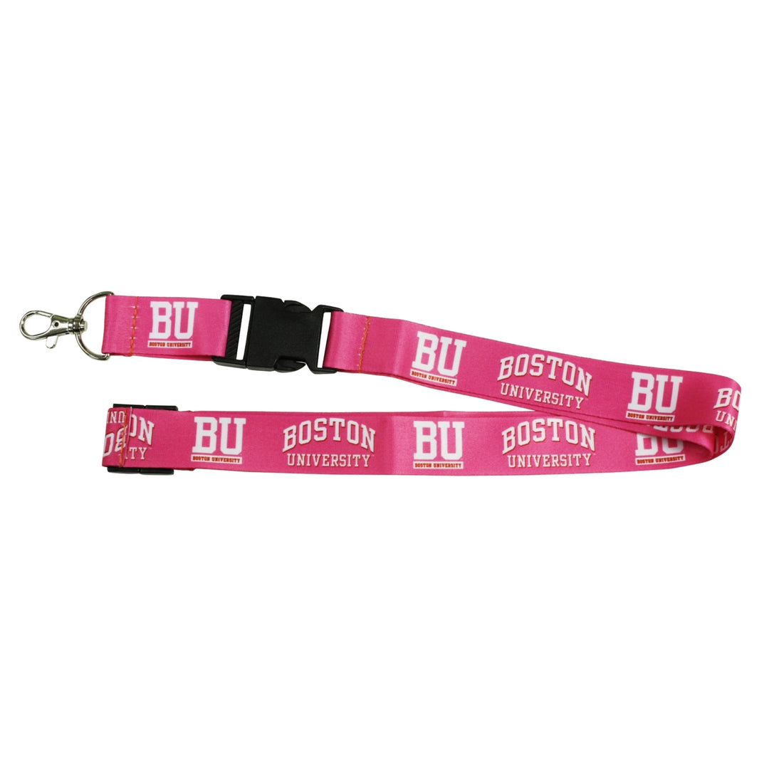 Boston Terriers Pink Lanyard Image 1