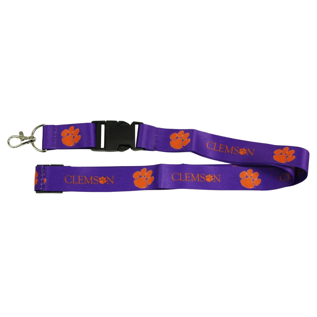 Ultimate Sports Fan Lanyard - Clemson Tigers Spirit Durable Polyester Quick-Release Buckle and Heavy-Duty Clasp Image 1