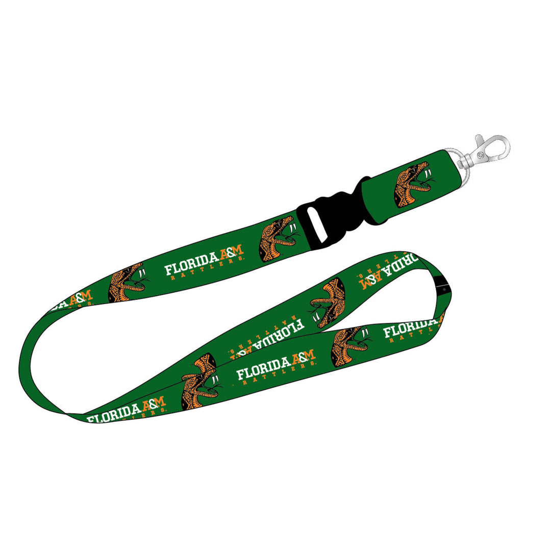 Ultimate Sports Fan Lanyard - Florida AandM Rattlers Spirit Durable Polyester Quick-Release Buckle and Heavy-Duty Clasp Image 1