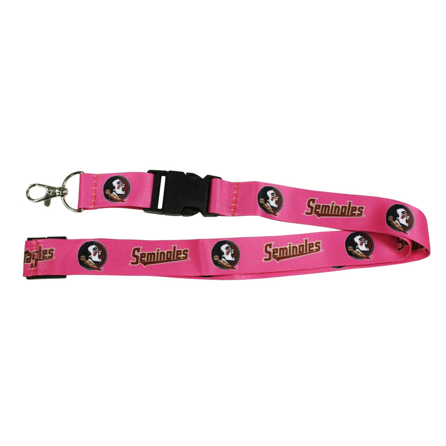 Florida State Seminoles Pink Lanyard Image 1