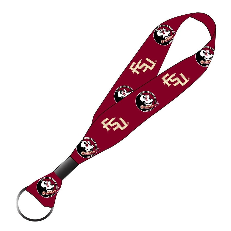 Florida State Seminoles NCAA Spirit Cloth Keychain Lanyard Image 1