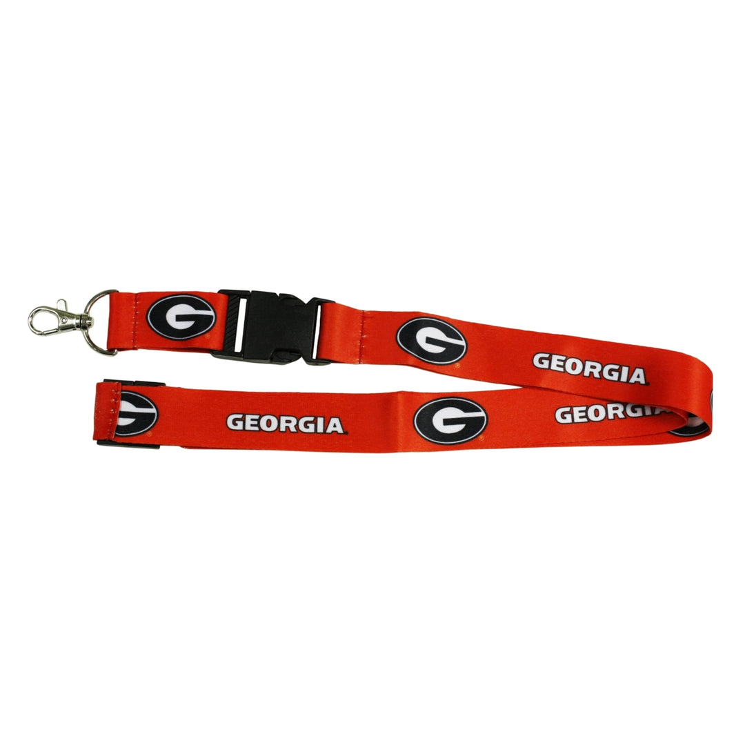 Ultimate Sports Fan Lanyard - Georgia Bulldogs Spirit Durable Polyester Quick-Release Buckle and Heavy-Duty Clasp Image 1