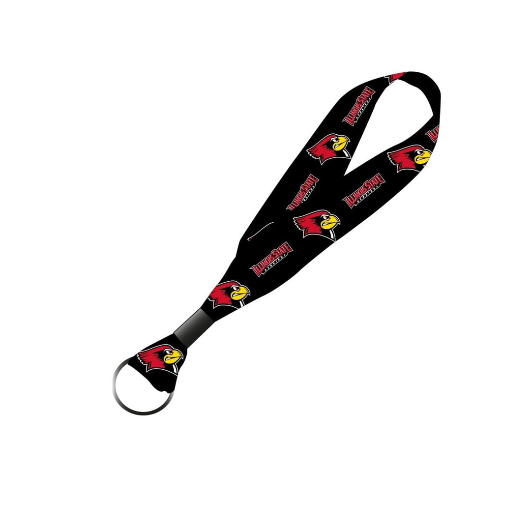 Illinois State Redbirds NCAA Spirit Cloth Keychain Lanyard Image 1