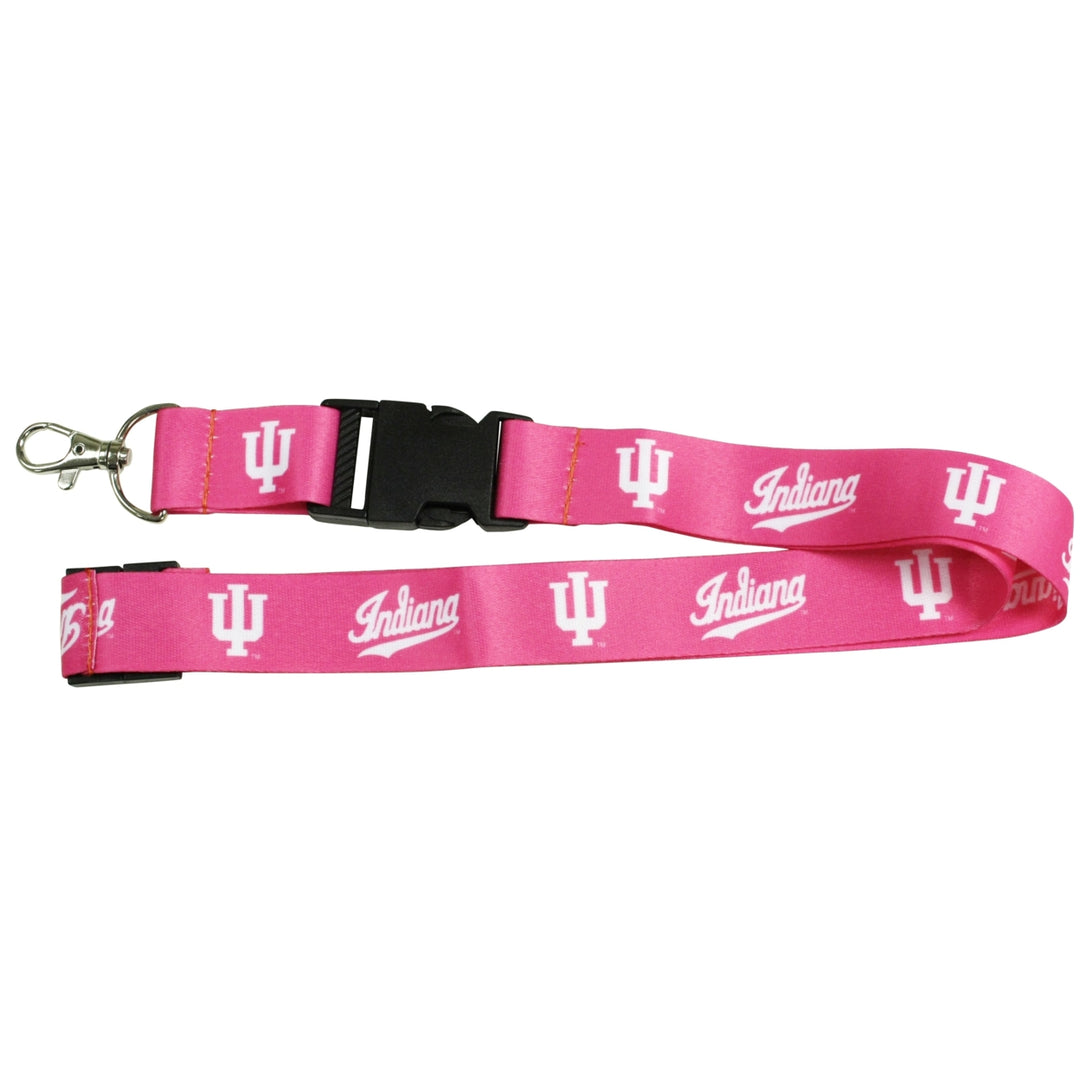 Indiana Hoosiers Pink Lanyard Image 1