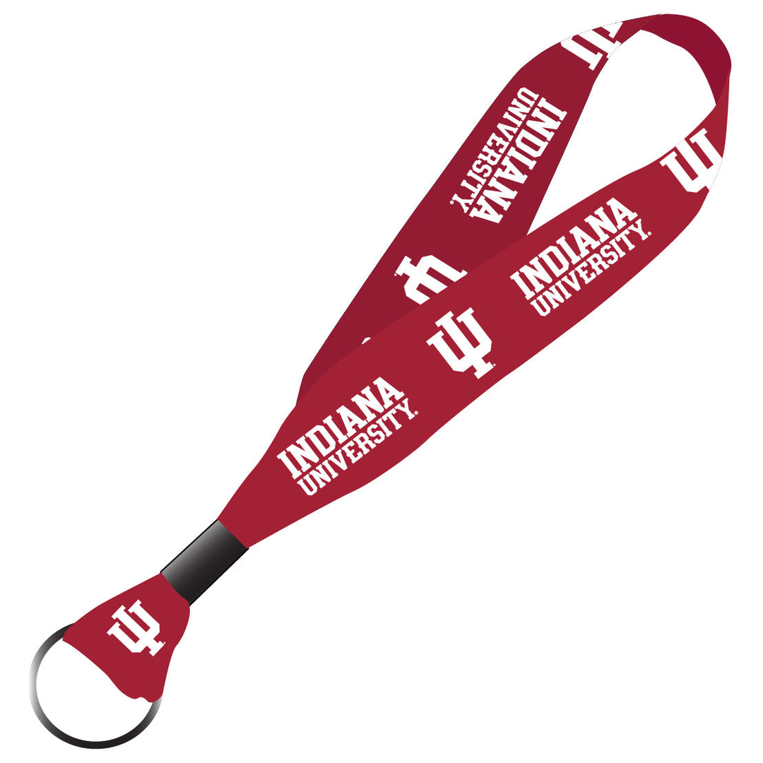 Indiana Hoosiers NCAA Spirit Cloth Keychain Lanyard Image 1