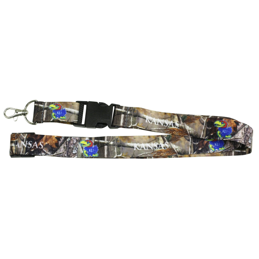 Kansas Jayhawks Camo Lanyard Image 1