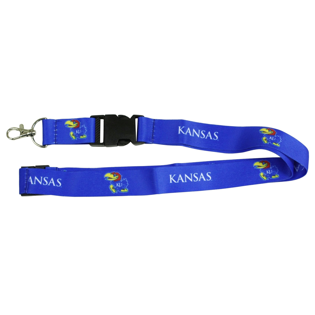 Ultimate Sports Fan Lanyard - Kansas Jayhawks Spirit Durable Polyester Quick-Release Buckle and Heavy-Duty Clasp Image 1