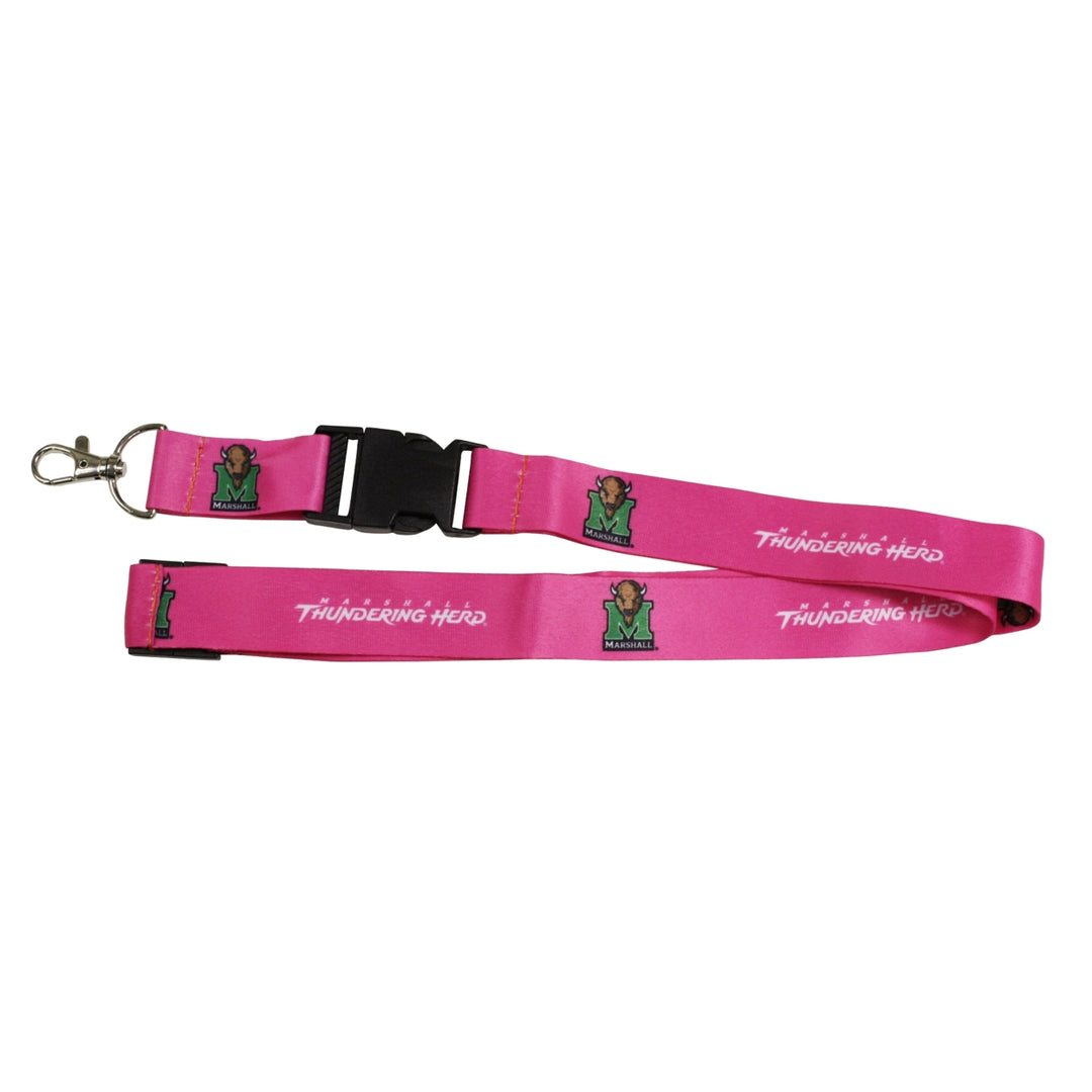 Marshall Thundering Herd Pink Lanyard Image 1