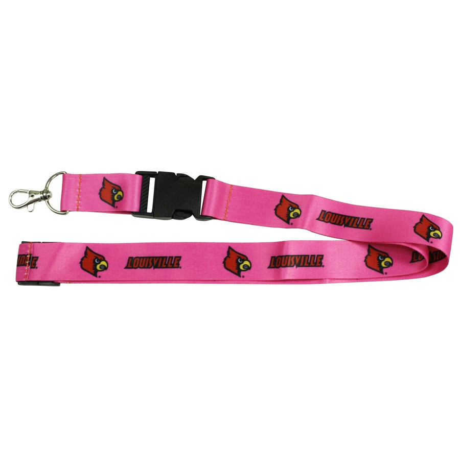 Louisville Cardinals Pink Lanyard Image 1