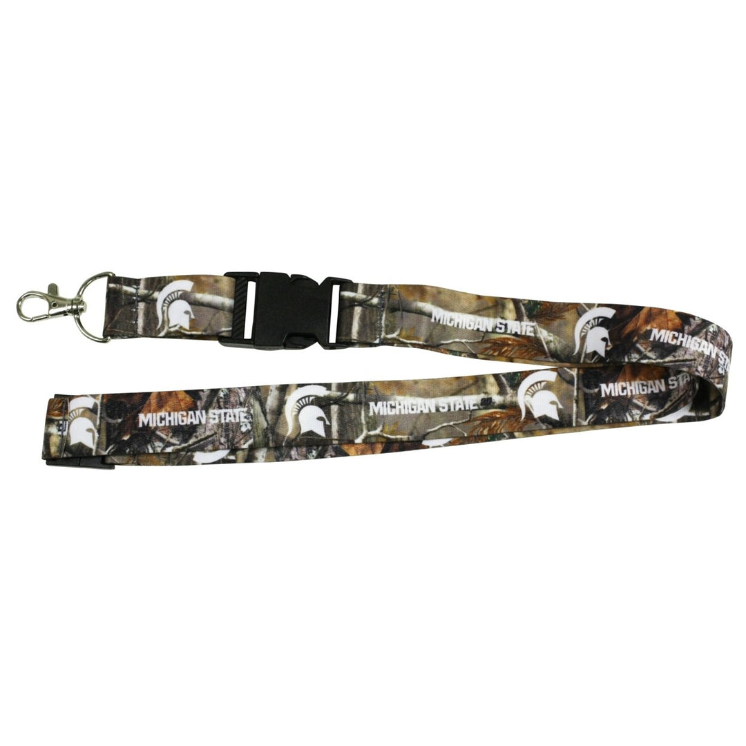 Michigan State Spartans Camo Lanyards Image 1