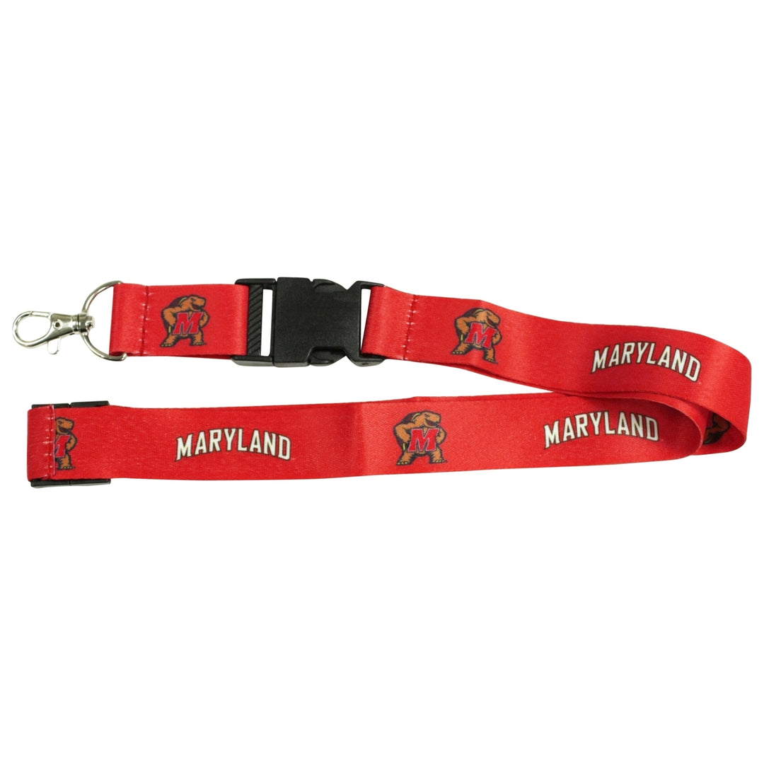 Ultimate Sports Fan Lanyard - Maryland Terrapins Spirit Durable Polyester Quick-Release Buckle and Heavy-Duty Clasp Image 1