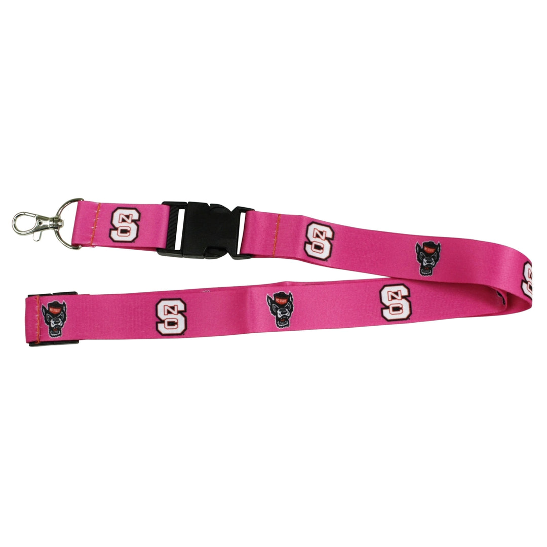 Nc State Wolfpack Pink Lanyard Image 1