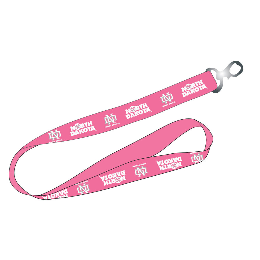 North Dakota Pink Lanyard Image 1