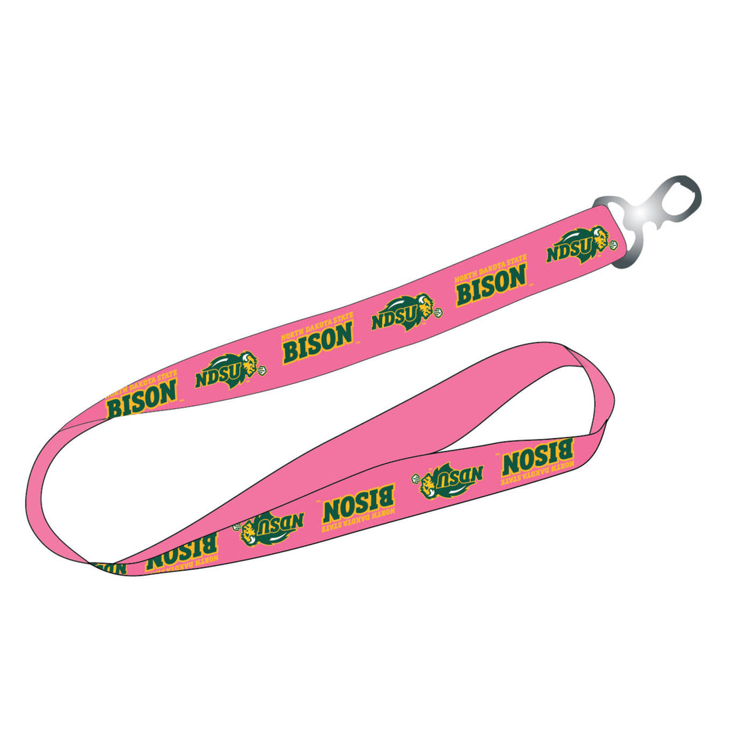 North Dakota State Bison Pink Lanyard Image 1