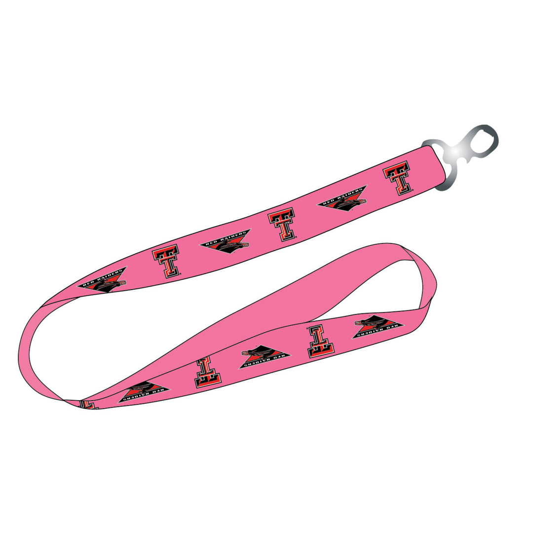 Texas Tech Red Raiders Pink Lanyard Image 1