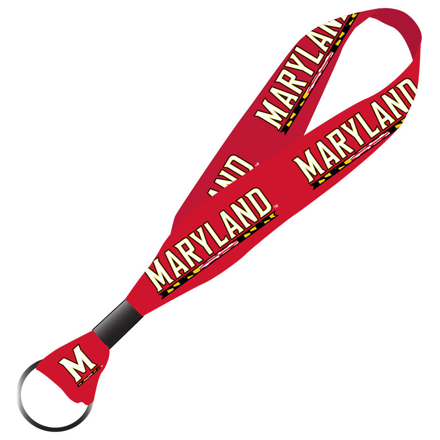 Maryland Terrapins NCAA Spirit Cloth Keychain Lanyard Image 1