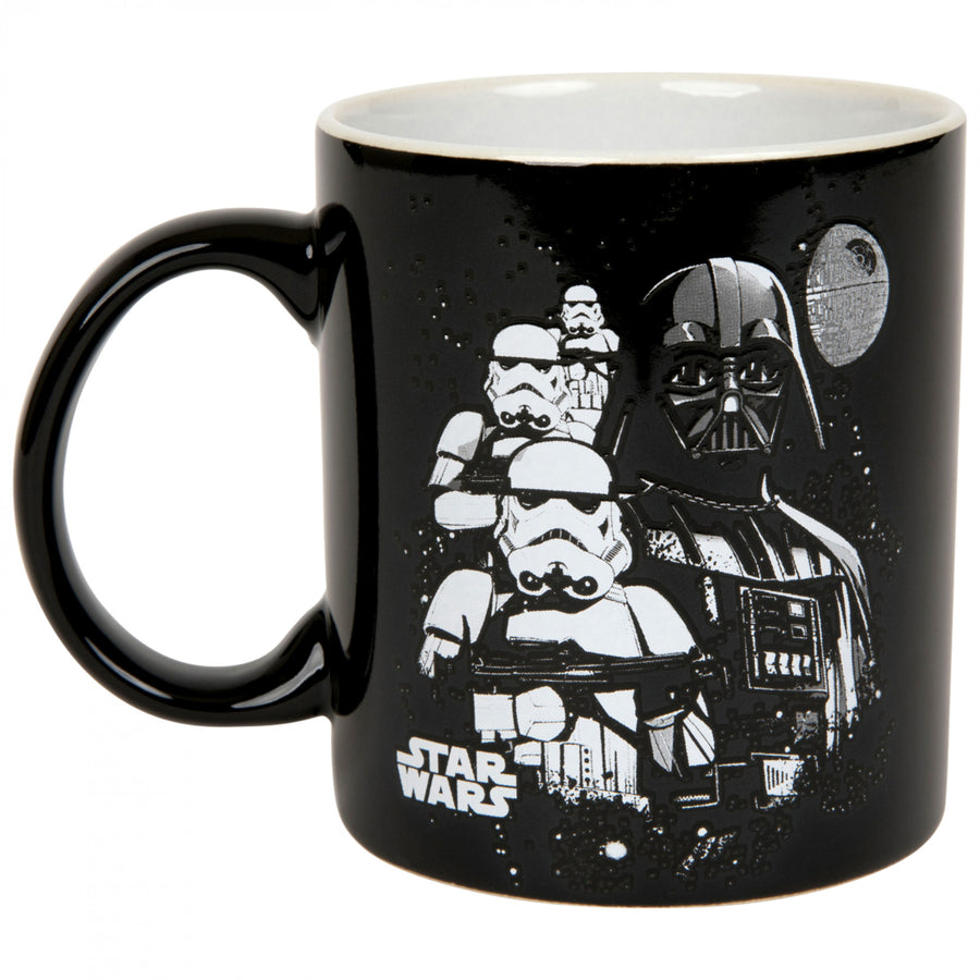 Star Wars Darth Vader and the Stormtroopers 20oz Jumbo Ceramic Mug Image 1