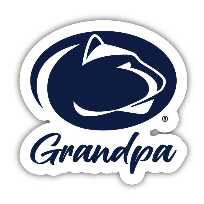 Penn State Nittany Lions 4-Inch Proud Grandpa NCAA - Durable School Spirit Vinyl Decal Perfect Gift for Grandpa Image 1