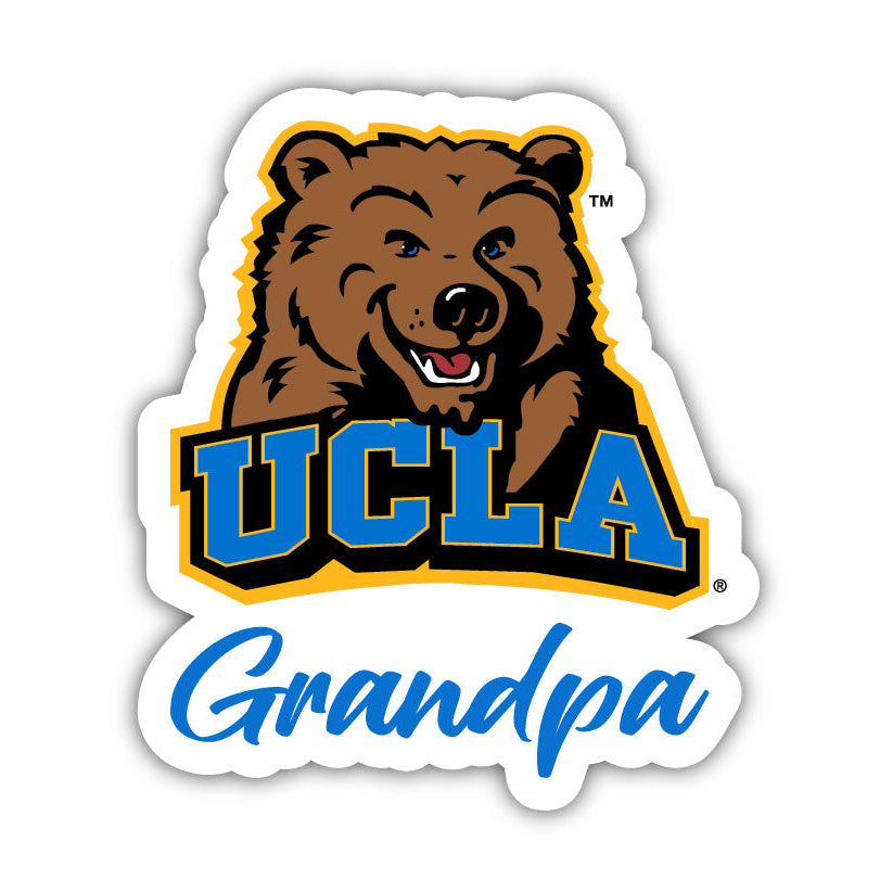 UCLA Bruins 4 Inch Proud Grandpa Die Cut Decal Image 1