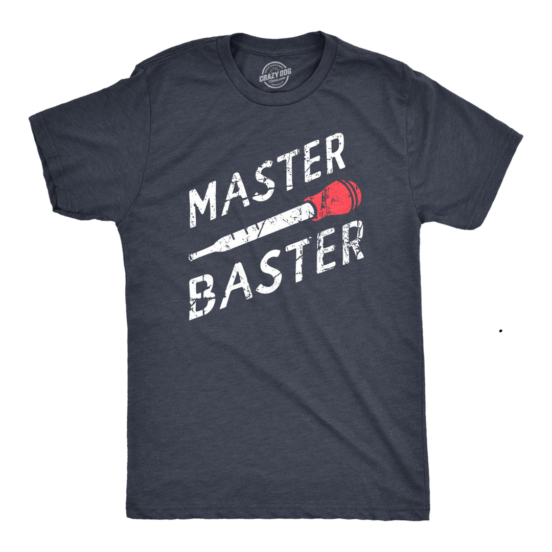 Mens Master Baster T Shirt Funny Innapropriate Thanksgiving Dinner Sex Joke For Guys Image 1