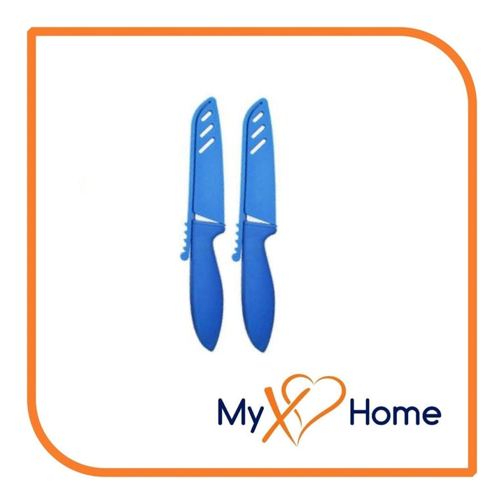 8" Blue Silicone Knife by MyXOHome (1, 2, 4 or 6 Knives) Image 3