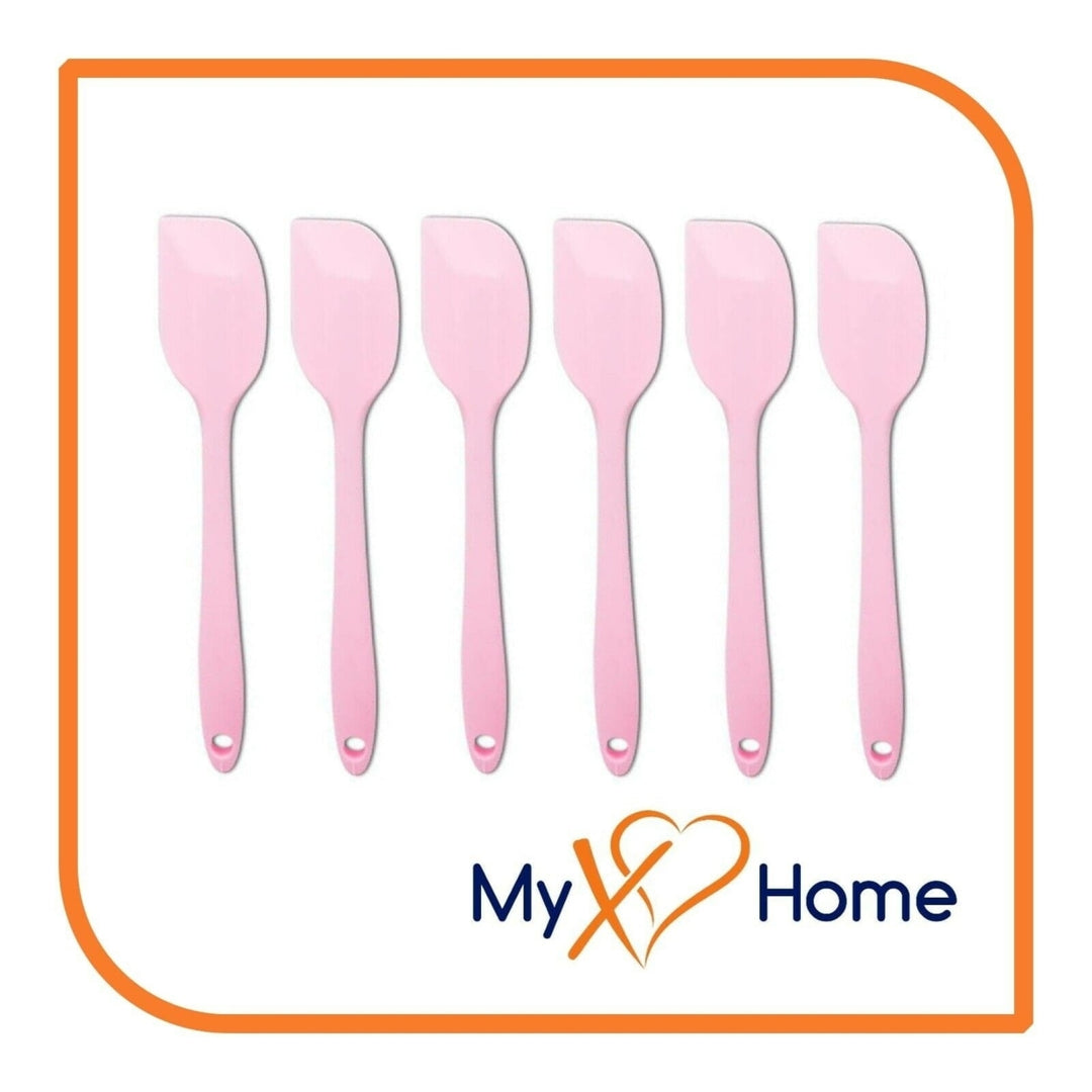 9.5" Pink Silicone Spatula by MyXOHome (1 2 4 or 6 Spatulas) Image 4