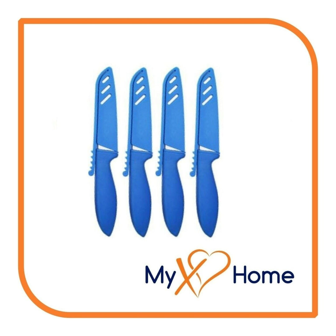 8" Blue Silicone Knife by MyXOHome (1 2 4 or 6 Knives) Image 4