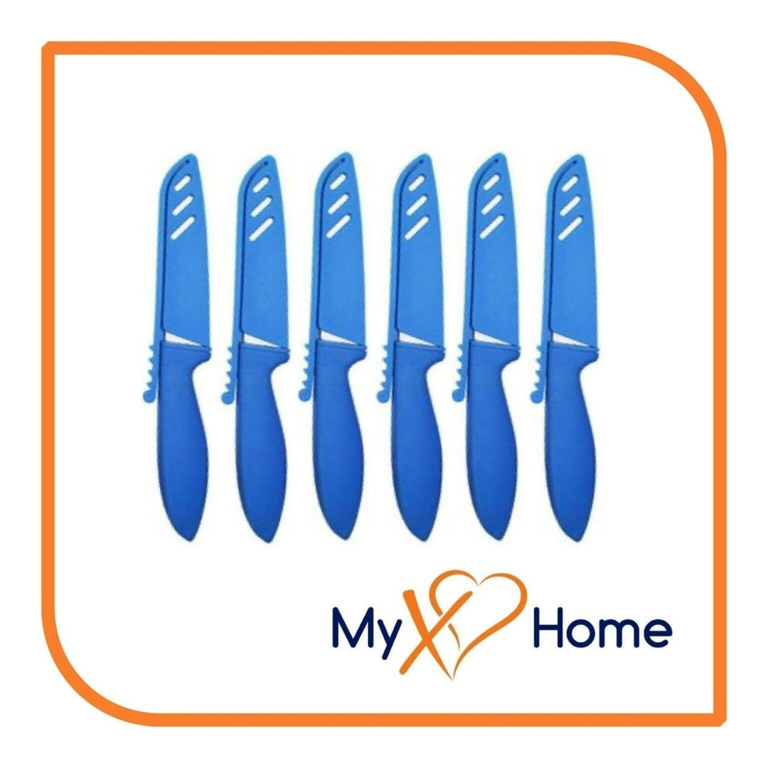 8" Blue Silicone Knife by MyXOHome (1 2 4 or 6 Knives) Image 4