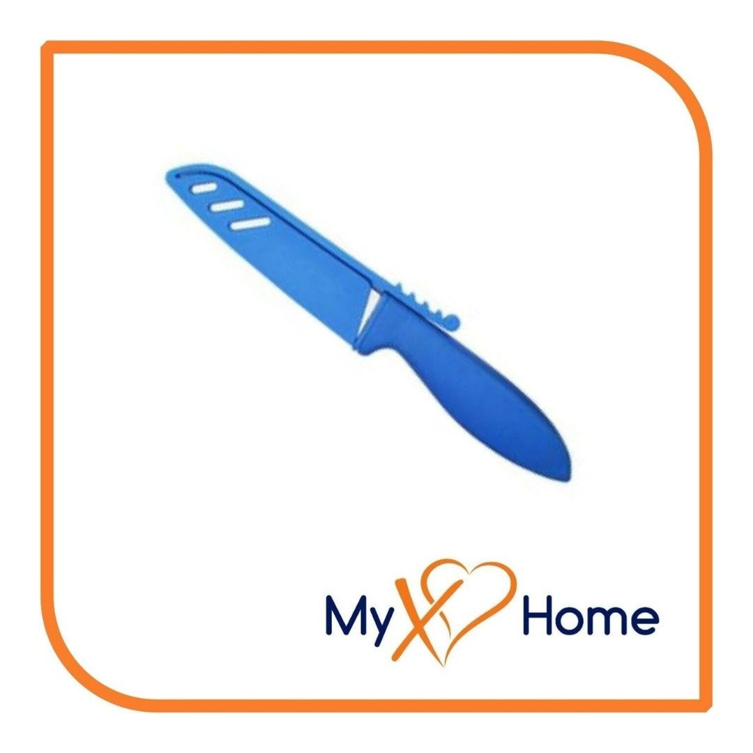 8" Blue Silicone Knife by MyXOHome (1 2 4 or 6 Knives) Image 7