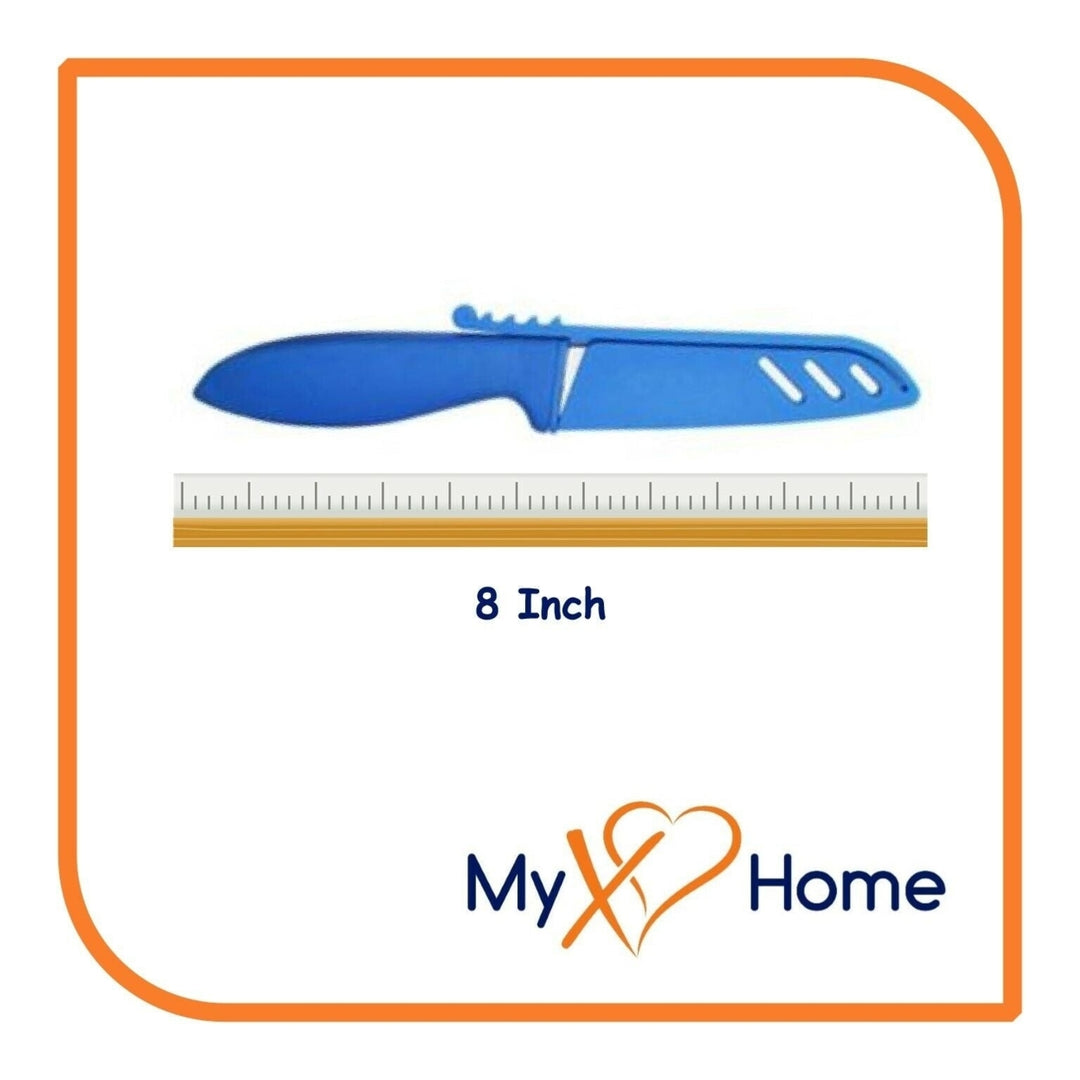 8" Blue Silicone Knife by MyXOHome (1 2 4 or 6 Knives) Image 9