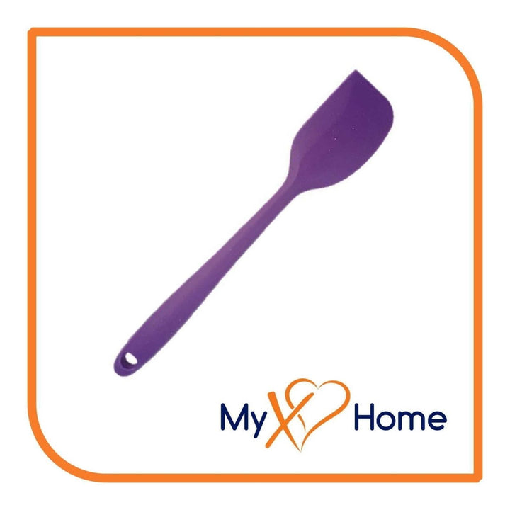 8" Purple Silicone Spatula by MyXOHome (1 2 4 or 6 Spatulas) Image 1