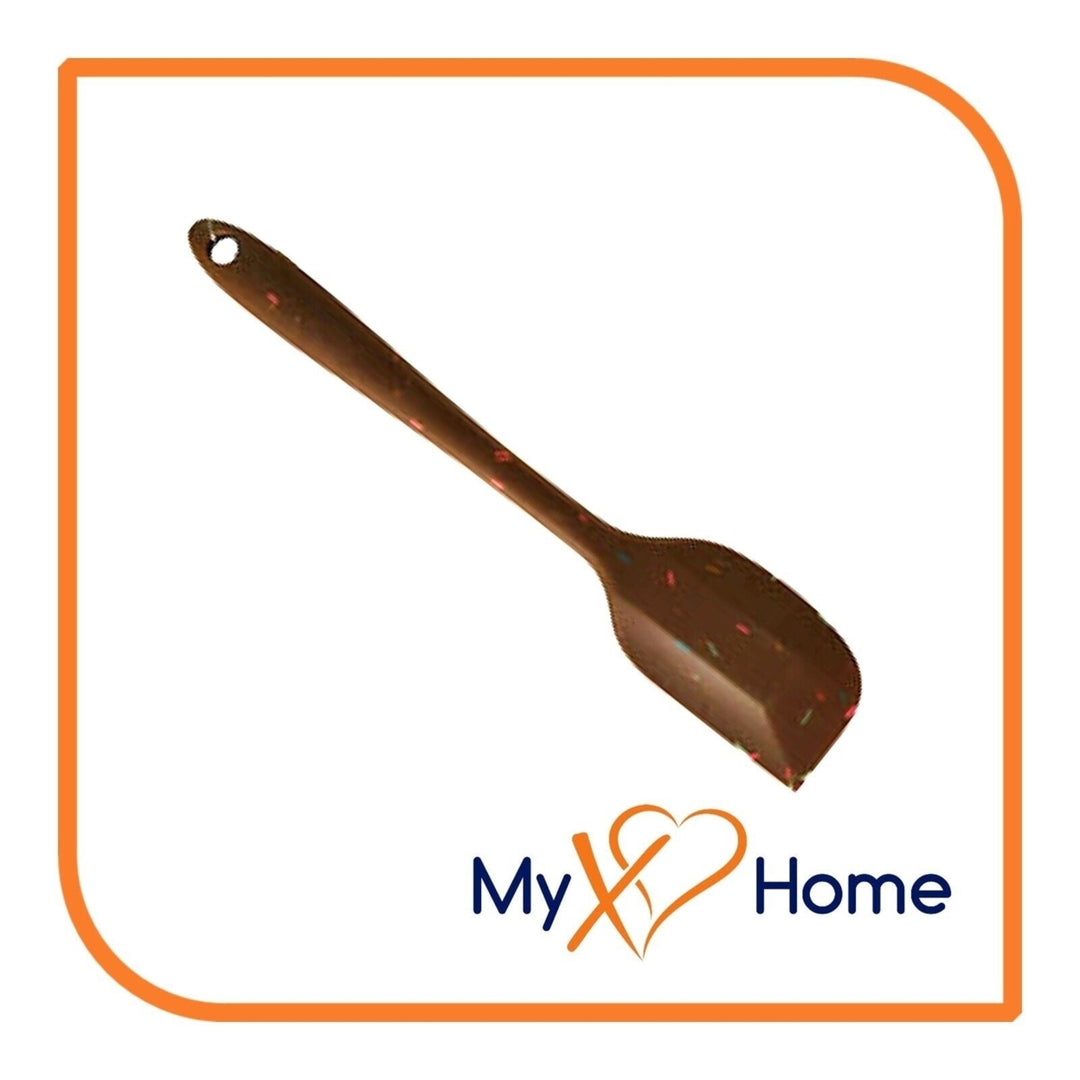 9-1/2" Chocolate Sprinkles Silicone Spatula by MyXOHome (124 or 6 Spatulas) Image 7