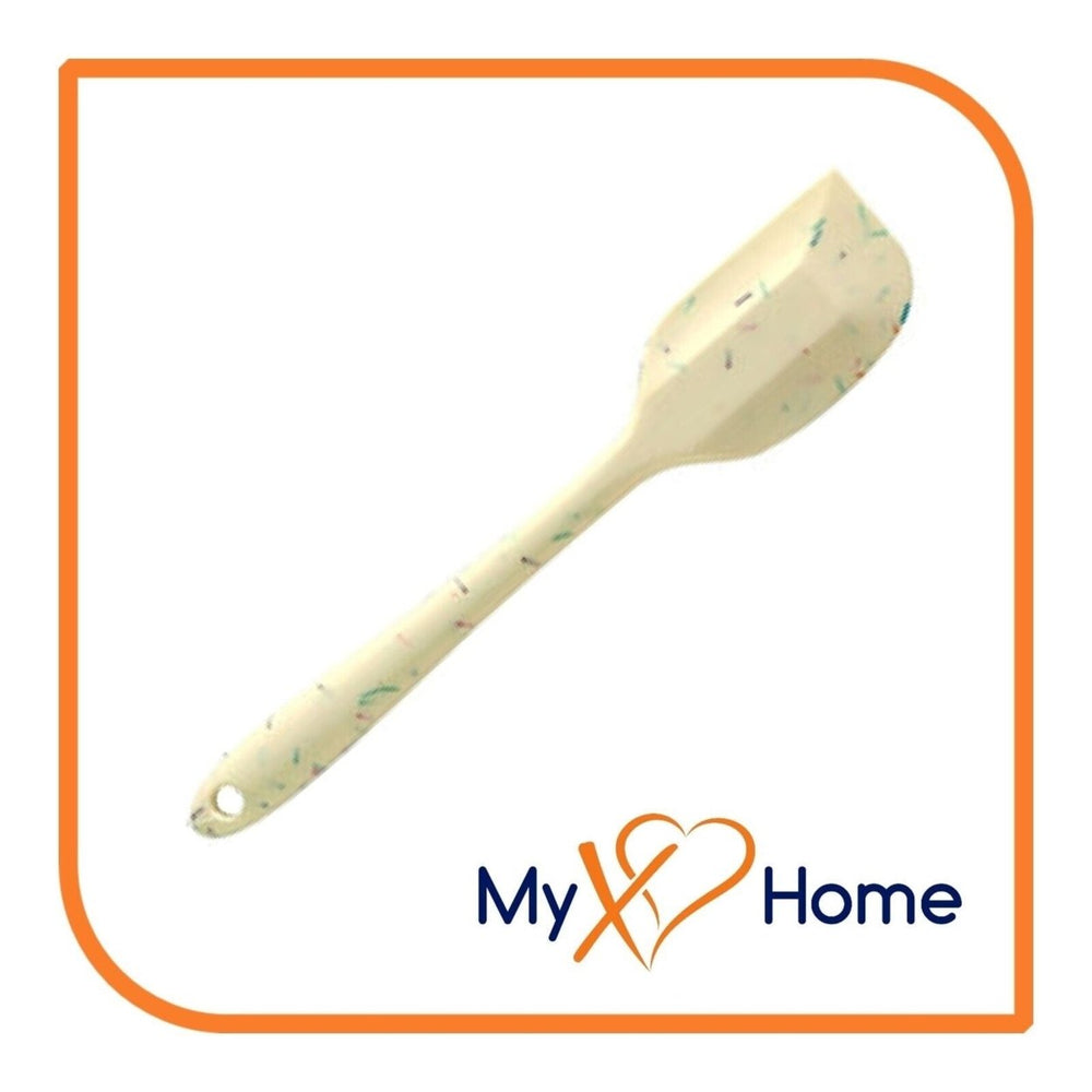 8" Vanilla Sprinkles Silicone Spatula by MyXOHome (1 2 4 or 6 Spatulas) Image 2