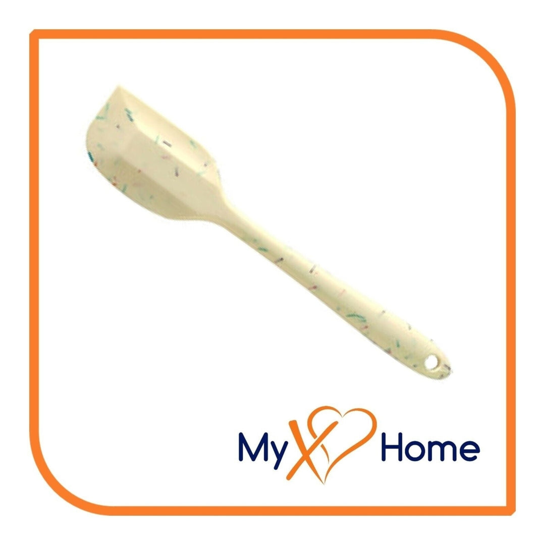 8" Vanilla Sprinkles Silicone Spatula by MyXOHome (1 2 4 or 6 Spatulas) Image 7