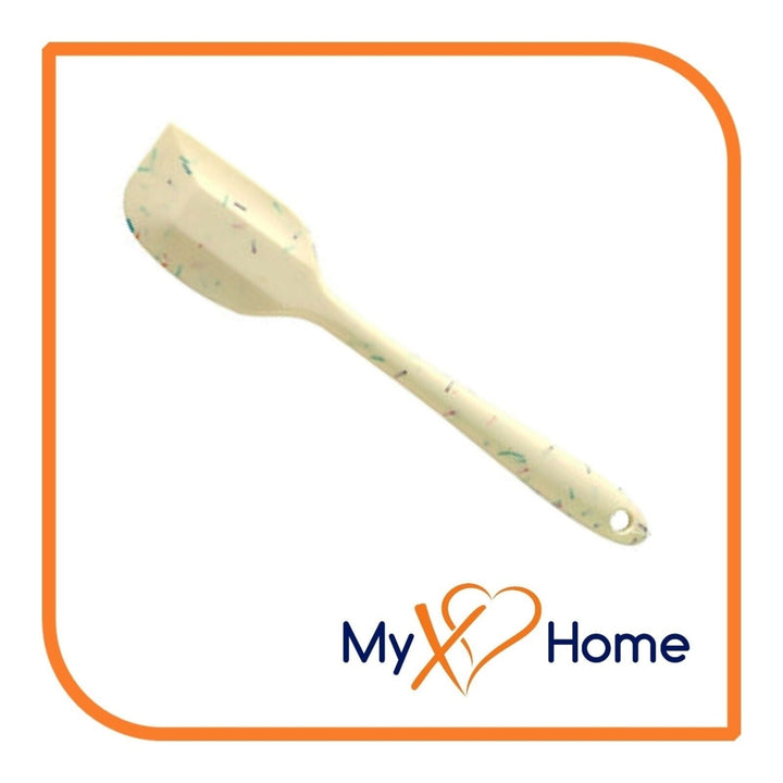 8" Vanilla Sprinkles Silicone Spatula by MyXOHome (1 2 4 or 6 Spatulas) Image 7