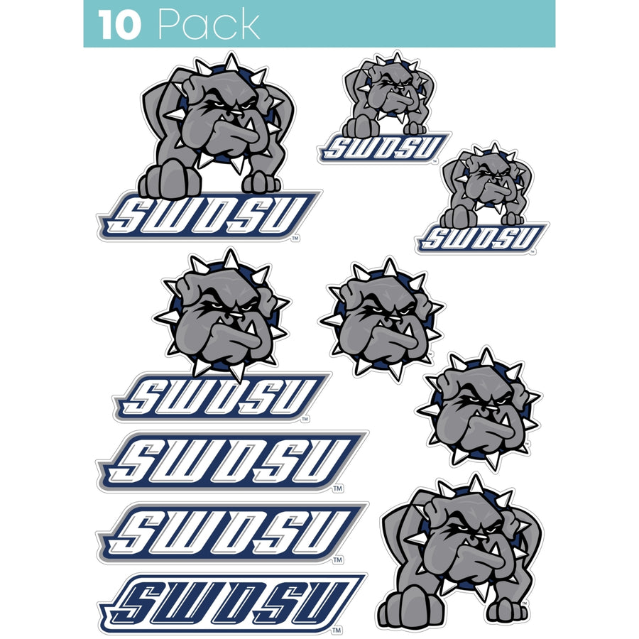 Southwestern Oklahoma State University 10-Pack 4 inches in size on one of its sides NCAA Durable School Spirit Vinyl Image 1